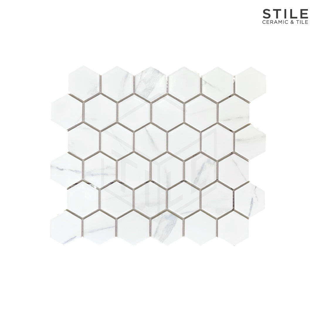 ITALIA CARRARA HEXAGON TILE