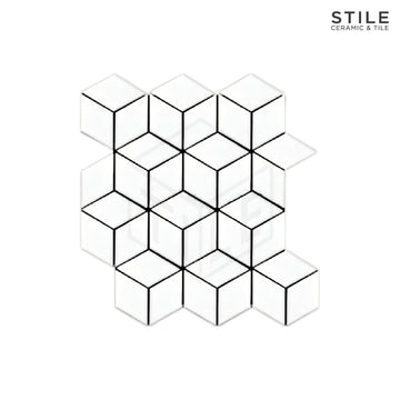 RHOMBUS WHITE TILE